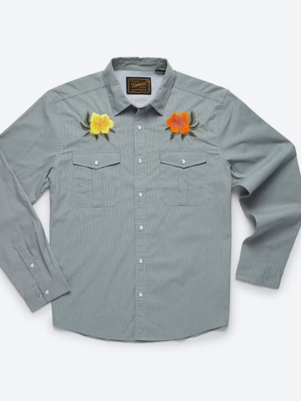 Howler Brothers Long Sleeve Shirts Gaucho Snapshirt Size Small